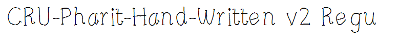 CRU-Pharit-Hand-Written v2 Regu