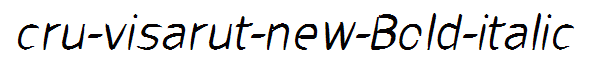 cru-visarut-new-Bold-italic