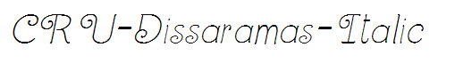 CRU-Dissaramas-Italic