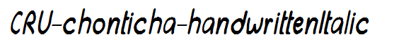 CRU-chonticha-handwrittenItalic