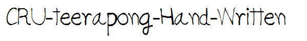 CRU-teerapong-Hand-Written