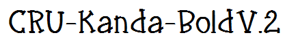 CRU-Kanda-Bold V.2