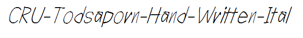 CRU-Todsaporn-Hand-Written-Ital