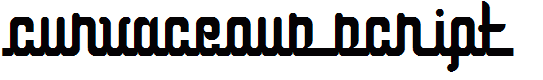 Curvaceous Script