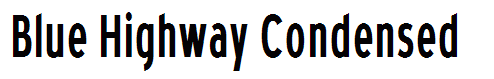 Blue Highway Condensed