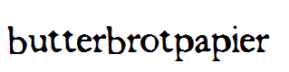 butterbrotpapier