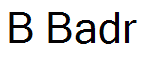 B Badr