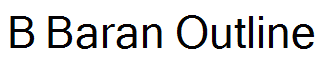 B Baran Outline