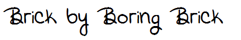 Brick by Boring Brick