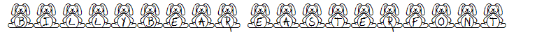 BillyBear EasterFont