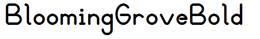 BloomingGroveBold
