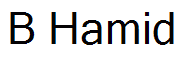 B Hamid