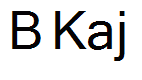 B Kaj