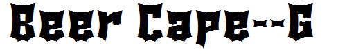 Beer Cape__G