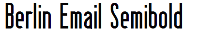 Berlin Email Semibold