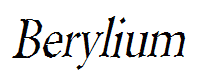 Berylium