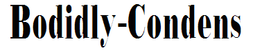 Bodidly-Condens