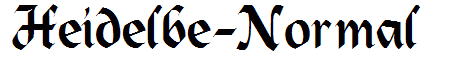 Heidelbe-Normal