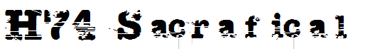 H74 Sacrafical