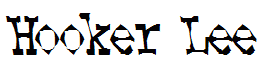 Hooker Lee