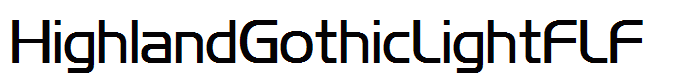 HighlandGothicLightFLF