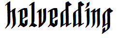 helvedding