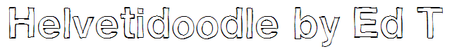 Helvetidoodle by Ed T