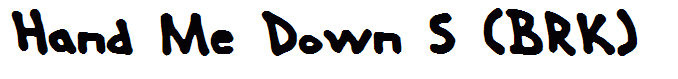 Hand Me Down S (BRK)