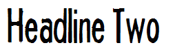 Headline Two