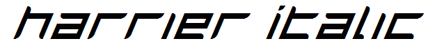 Harrier Italic