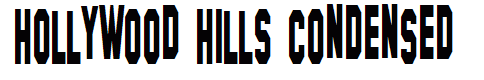Hollywood Hills Condensed