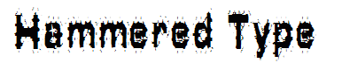 Hammered Type