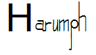 Harumph