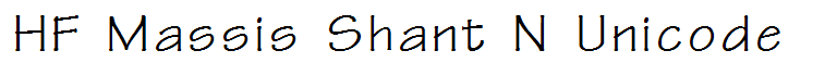 HF Massis Shant N Unicode