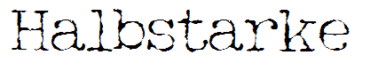 Halbstarke