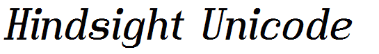 Hindsight Unicode