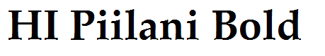 HI Piilani Bold