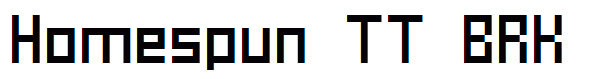 Homespun TT BRK