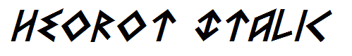 Heorot Italic