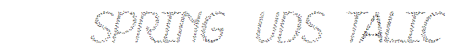 HKH Spring Buds Italic 