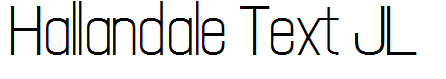 Hallandale Text JL