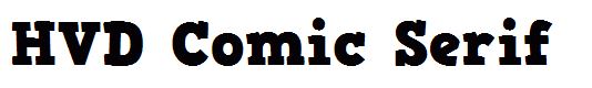 HVD Comic Serif