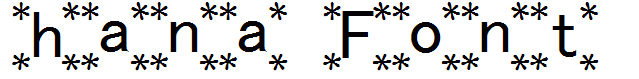 hana Font