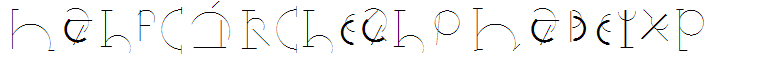 HalfCircleAlphabetXP