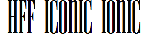 HFF Iconic Ionic