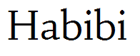 Habibi