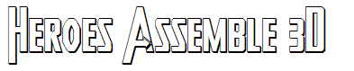 Heroes Assemble 3D