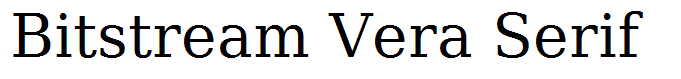 Bitstream Vera Serif