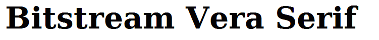 Bitstream Vera Serif