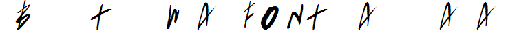 Born This Way FONT (lady gaga)